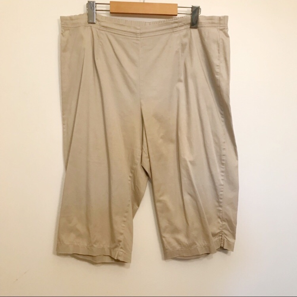 Tradition (Sears) beige capri pants
